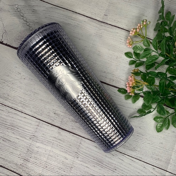 Starbucks Other - Starbucks silver grid tumbler 2020